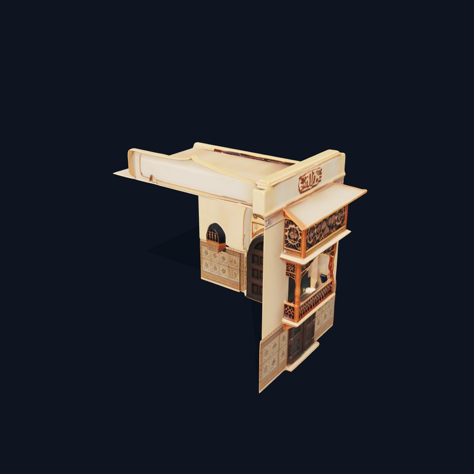 Ornate Arabic Architecture Model Pack